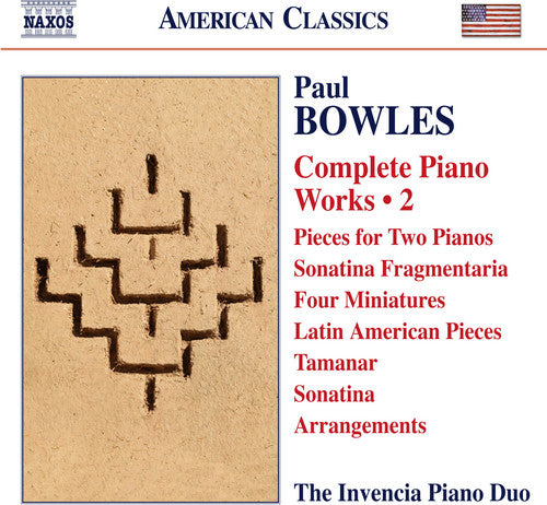 the album cover for P Bowles / Kasparov,Andrey / Lutsyshyn,Oksana - Bowles: Complete Piano Works 2
