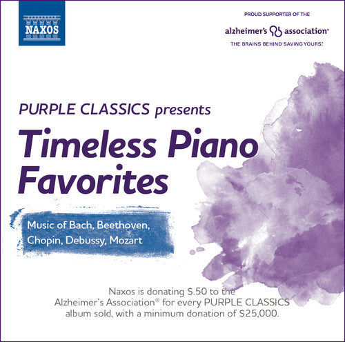the album cover for L Beethoven V / Jando,Jeno / Biret,Idil - Purple Classics Presents: Timeless Piano Favorites