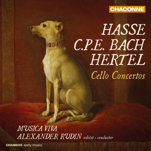 Bach,c.p.e. / Rudin,alexander - Hasse C.p.e. Bach & Hertel: Cello Concertos - Music CD