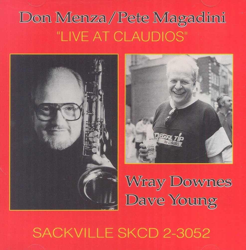 the album cover for Don Menza - Live at Claudios