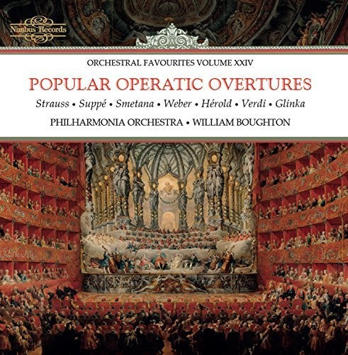 the album cover for M Glinka / Boughton,William - Popular Operatic Overtures
