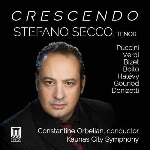 the album cover for Bizet / Stefano Secco / Kaunas City Symphony - Crescendo