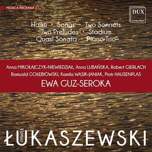 Lukaszewski / Mikolajczyk-niewiedzial - Lukaszewski: Musica Profana 1 - Music CD