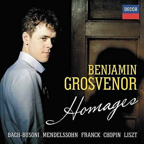 the album cover for Benjamin Grosvenor - Homages