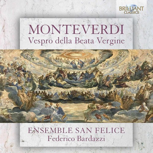 the album cover for Ensemble San Felice - Monteverdi: Vespro della Beata Vergine