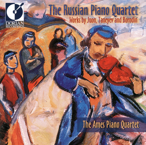 the album cover for The Ames Piano Quartet - Russian Piano Quartet