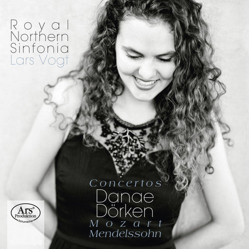 the album cover for Danae DÃ¶rken - Mozart & Mendelssohn: Concertos