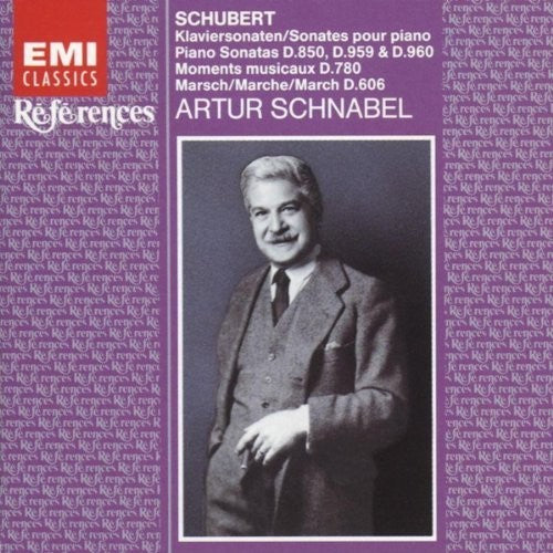 the album cover for Arthur Schnabel - Schubert: 3 Late Sonatas Favorite Imprtomptus