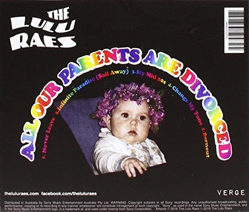 Lulu Raes - All Our Parents Are Divorced - Music CD