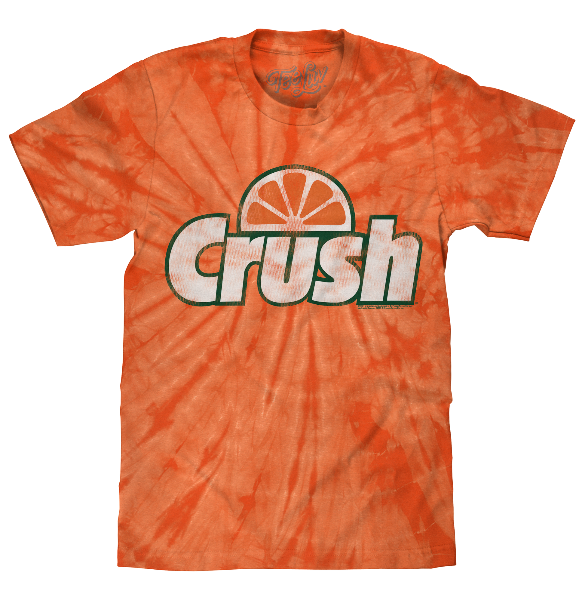 Orange Crush Tie Dye Mens T Shirt Officially Licensed Orange Tie Dye