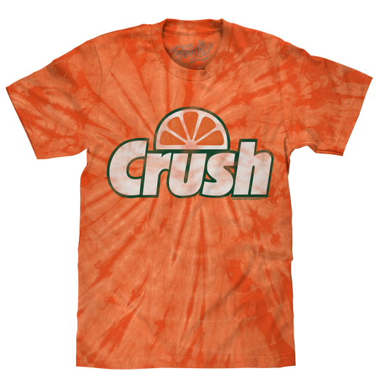 Orange Crush Tie Dye Mens T Shirt Officially Licensed Orange Tie Dye