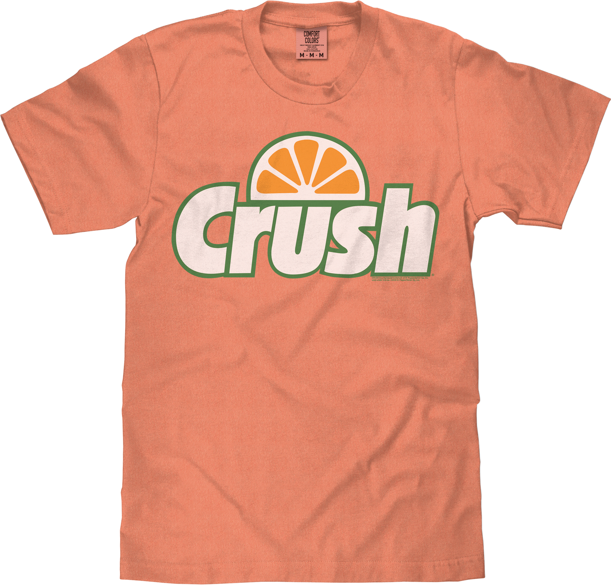 Tee Luv x Comfort Colors Orange Crush Logo Mens T Shirt Officially Licensed Melon