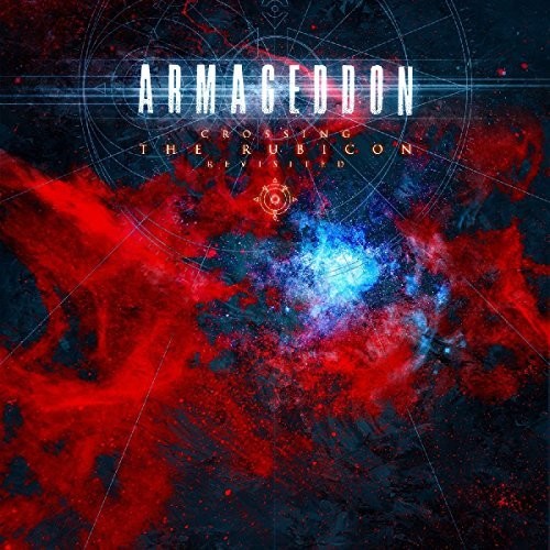 the album cover for Armageddon - Crossing The Rubicon - Revisited