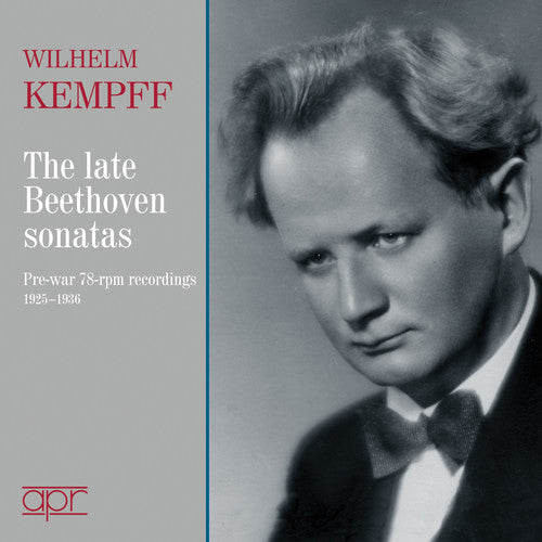 the album cover for L Beethoven / Kempff - Beethoven: Late Sonatas