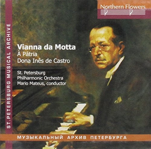 the album cover for Mateus / St Petersburg Philharmonic Orchestra - Symphony To The Fatherland Overture Donna Ines De