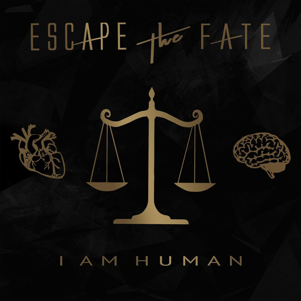 the album cover for Escape The Fate - I Am Human