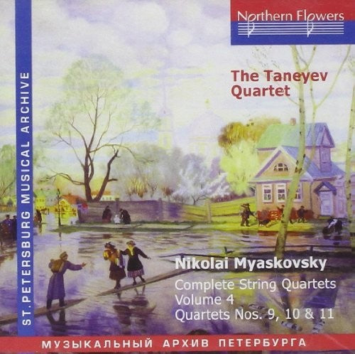 Taneyev Quartet - N. Miaskovsky - Complete String Quartets 4 - Music CD