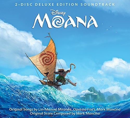 the album cover for Moana [Disney Movie] - Moana [Soundtrack 2 CD][Deluxe Edition]