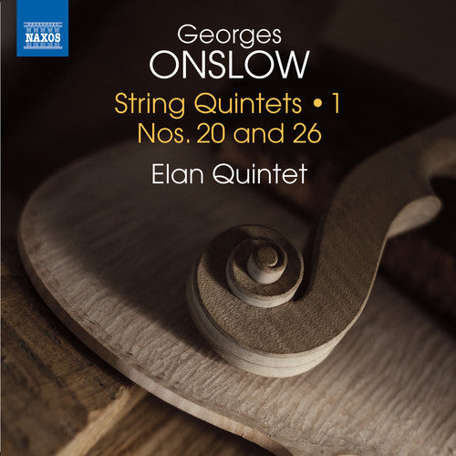 the album cover for Onslow / Elan Quintet - Georges Onslow: String Quintets Vol 1