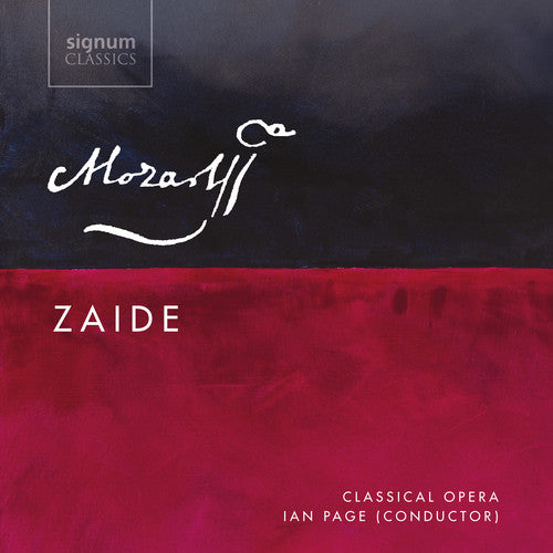 the album cover for Sophie Bevan - Mozart: Zaide K 344