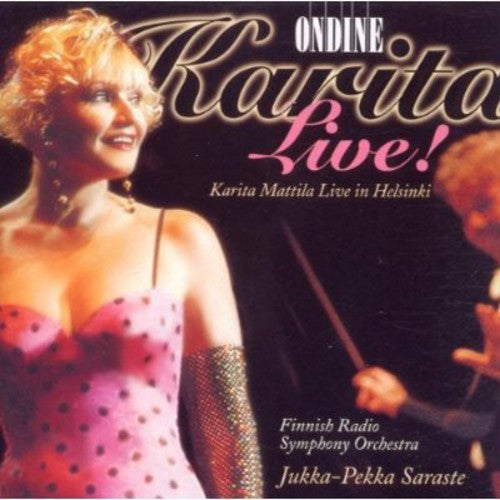 the album cover for KARITA MATTILA - Karita Live in Helsinki