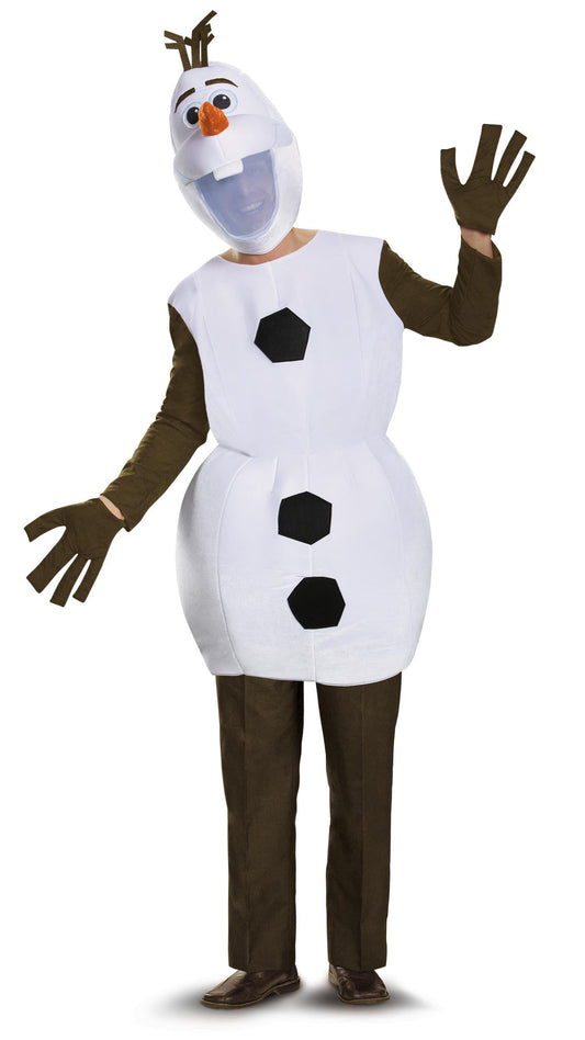 Olaf Disney Frozen Snowman Deluxe Adult Costume XXL 50-52