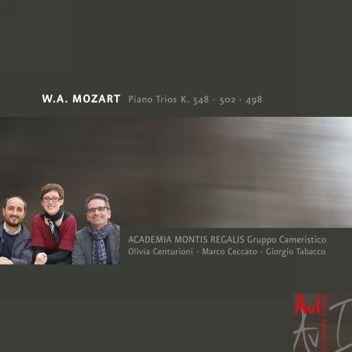 the album cover for Mozart / Centurioni / Ceccato / Tabacco - Piano Trios