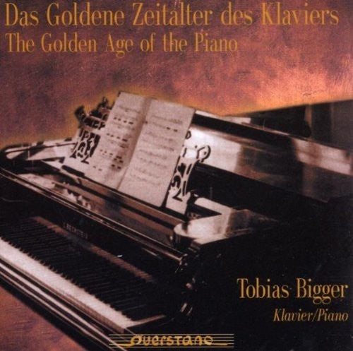 the album cover for Strauss / Brahms / Schubert / Bigger - Das Goldene Zeitalter des Klaviers