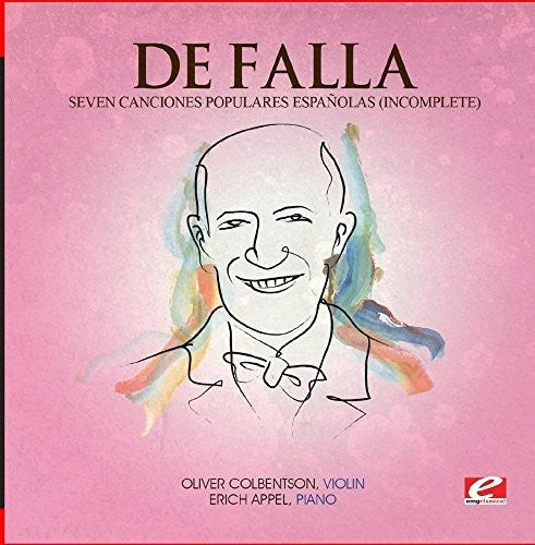 the album cover for De Falla - Seven Canciones Populares Espanolas (Incomplete)