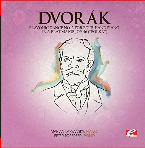 Dvorak - Slavonic Dance 3 Four Hand Piano A-flat Maj 46 - Music CD