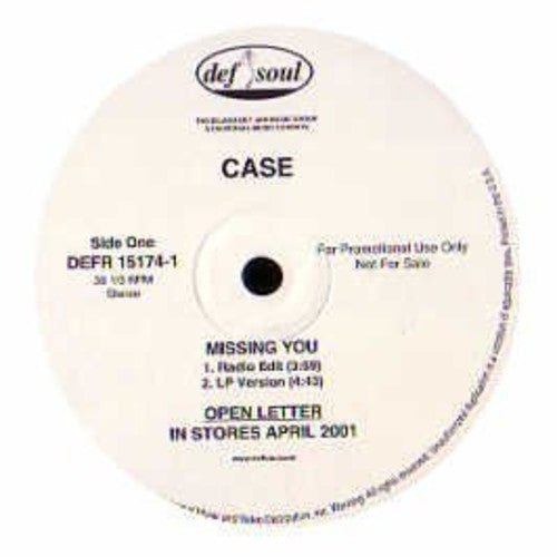 Case - Missing You - Vinyl Record