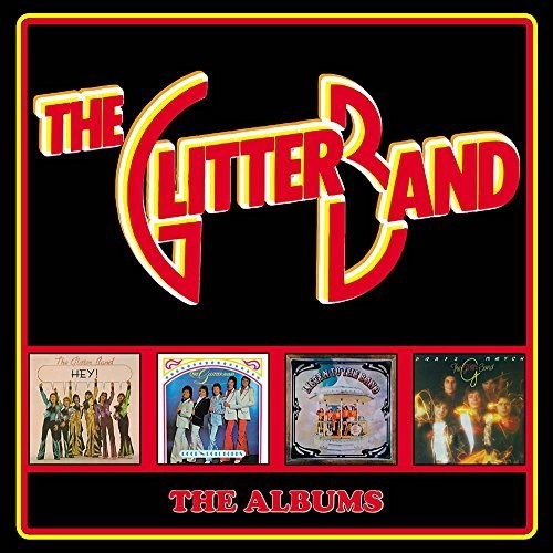 the album cover for Glitter Band - Albums: Deluxe Four Cd Boxset (Box) [Deluxe] (Uk)