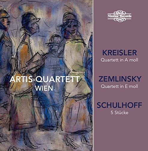 the album cover for Kreisler / Schulhoff / Zemlinsky / Artis-Quartett - Artis-Quartett Wien plays Kreisler, Zemlinsky & Schulhoff