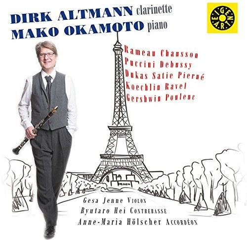 the album cover for Chausson / Altmann / Okamoto - Paris