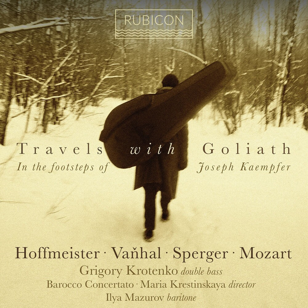 the album cover for Grigory Krotenko - Travels With Goliath