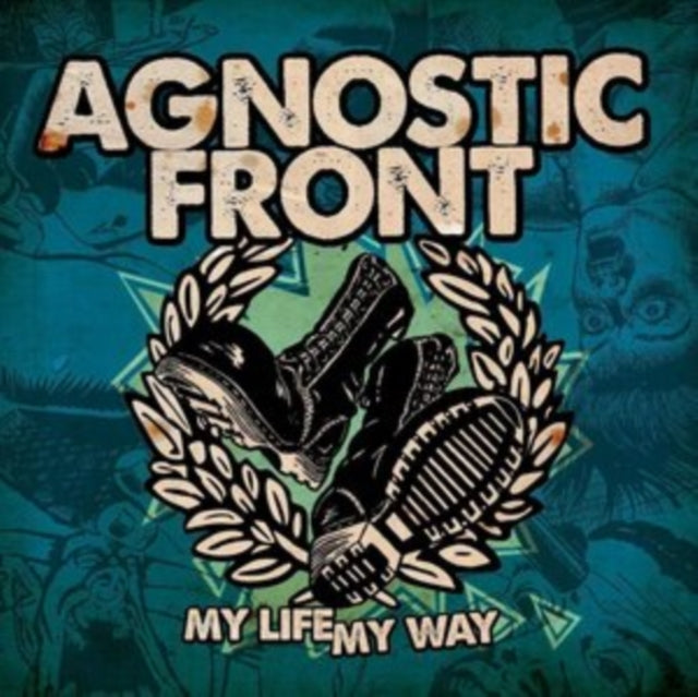 Agnostic Front - My Life My Way (Olive Green & Transparent Blue LP Vinyl) Vinyl Record