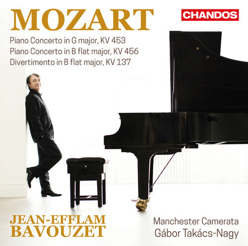 the album cover for Mozart / Bavouzet / Manchester Camerata - Mozart: Piano Concertos