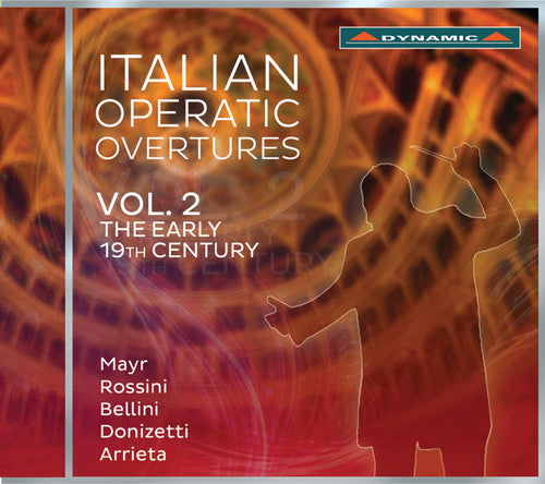 the album cover for Rossini / Bellini / Luisi / Orchestra Sinfonica Di - Italian Operatic Overtures: The Early 19th Century V2