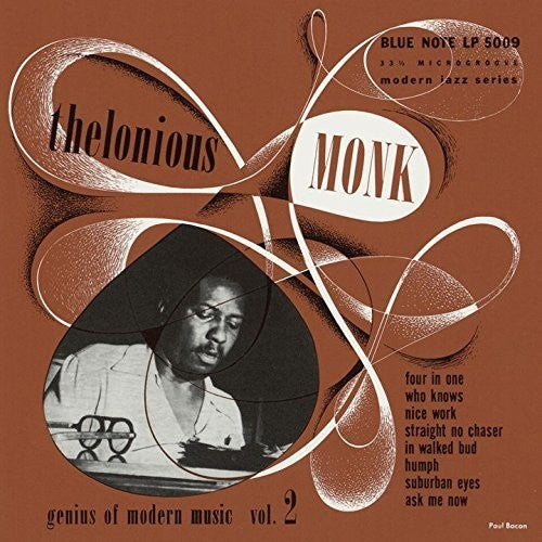 Monk,thelonious - Genius Of Modern Music Vol 2 - Music CD