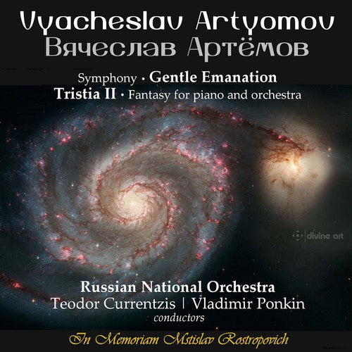 the album cover for Teodor Currentzis - Artyomov: Gentle Emanation / Tristia II