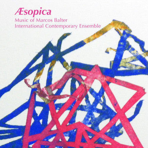 the album cover for Ross Karre - Aesopica: Music of Marcos Balter