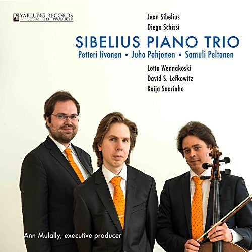 the album cover for Lefkowitz / Saariaho / Sibelius Piano Trio - Sibelius Piano Trio