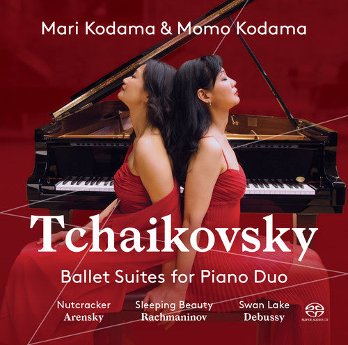 the album cover for Tchaikovsky / Kodama / Kodama - Pyotr Il'yich Tchaikovsky: Ballet Suites for Piano Duo
