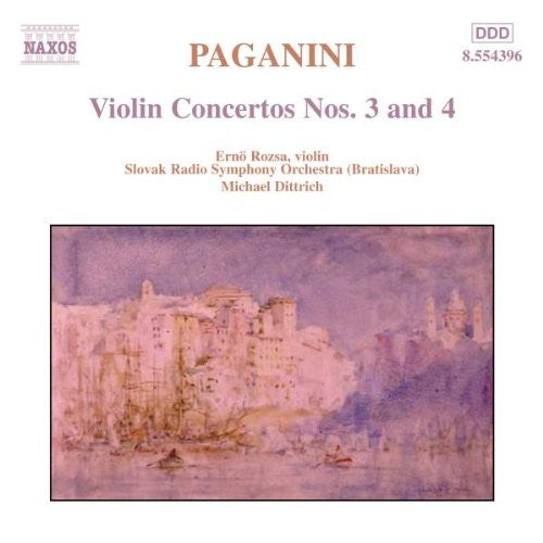 Paganini / Rozsa / Dittrich / Slovak Radio So - Violin Concertos 3 & 4 - Music CD
