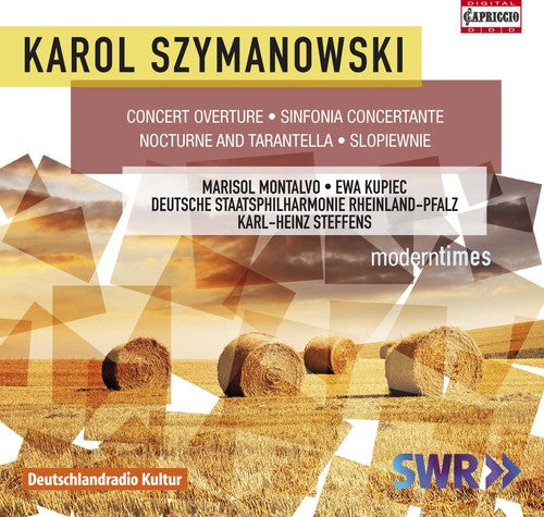 the album cover for Szymanowski / Montalvo / Kupiec / Steffens - Karol Szymanowski: Orchestral Works