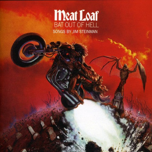 the album cover for Meat Loaf - Bat Out of Hell