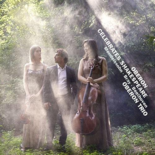 the album cover for Oberon Trio - oberon Celebrates Shakespeare