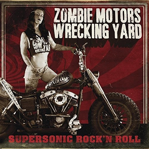 the album cover for Zombie Motors Wrecking Yard - Supersonic Rock N Roll