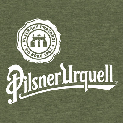 Pilsner Urquell Logo Mens T Shirt Officially Licensed Green
