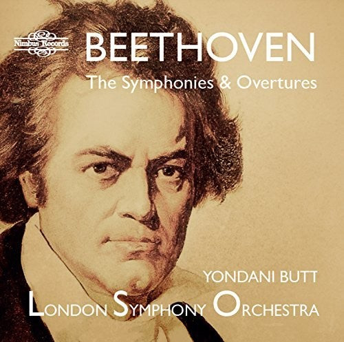 the album cover for Beethoven / Butt / Evans / Brummelstroete - Symphonies & Overtures